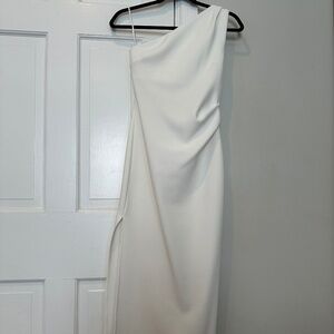 NWT Bec+Bridge BE MINE ASYM DRESS - white, size US 4